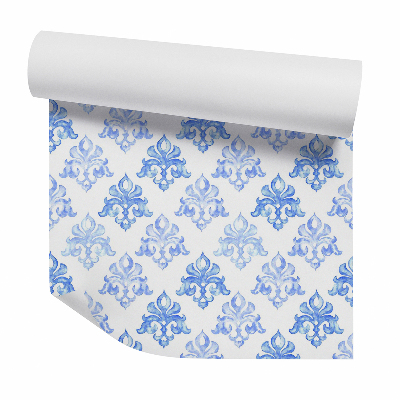 Papier peint Motif décoratif bleu