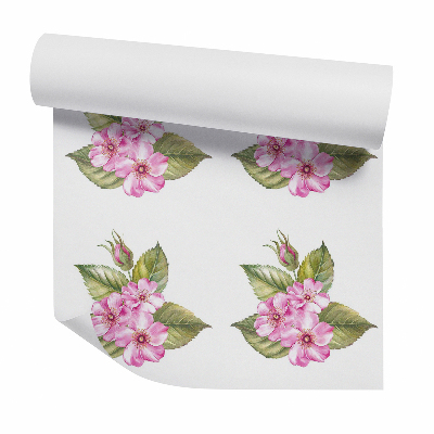 Papier peint Bouquet artistique rose