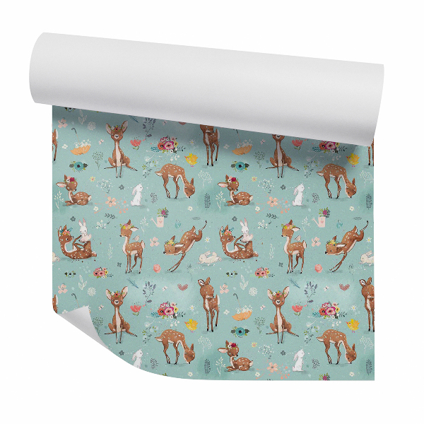 Papier peint Cerf bambi amusant