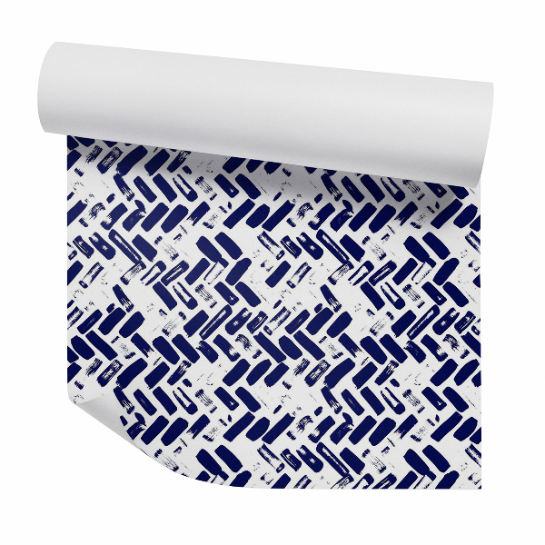 Papier peint Motifs décoratifs bleus