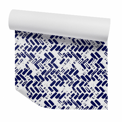 Papier peint Motifs décoratifs bleus