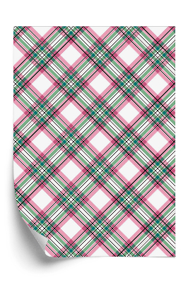 Papier peint Carreau écossais