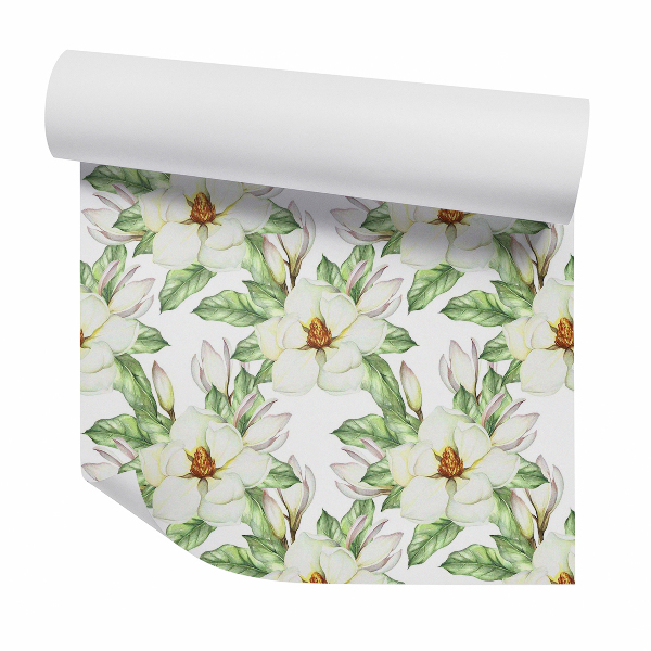 Papier peint Lys blanc fleuri