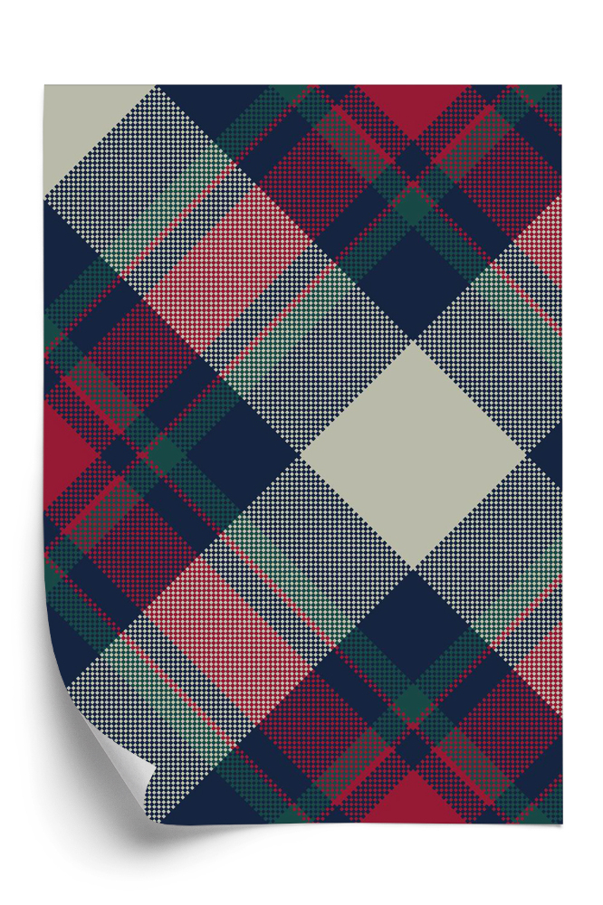 Papier peint Tartan à carreaux écossais classique