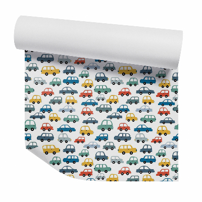 Papier peint Voitures embouteillage coloré