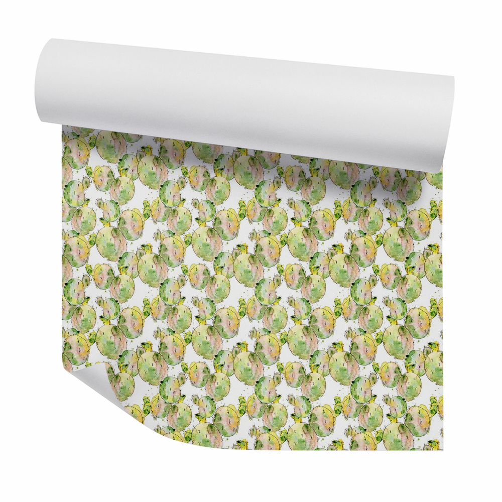 Papier peint Motif décoratif de cactus épais