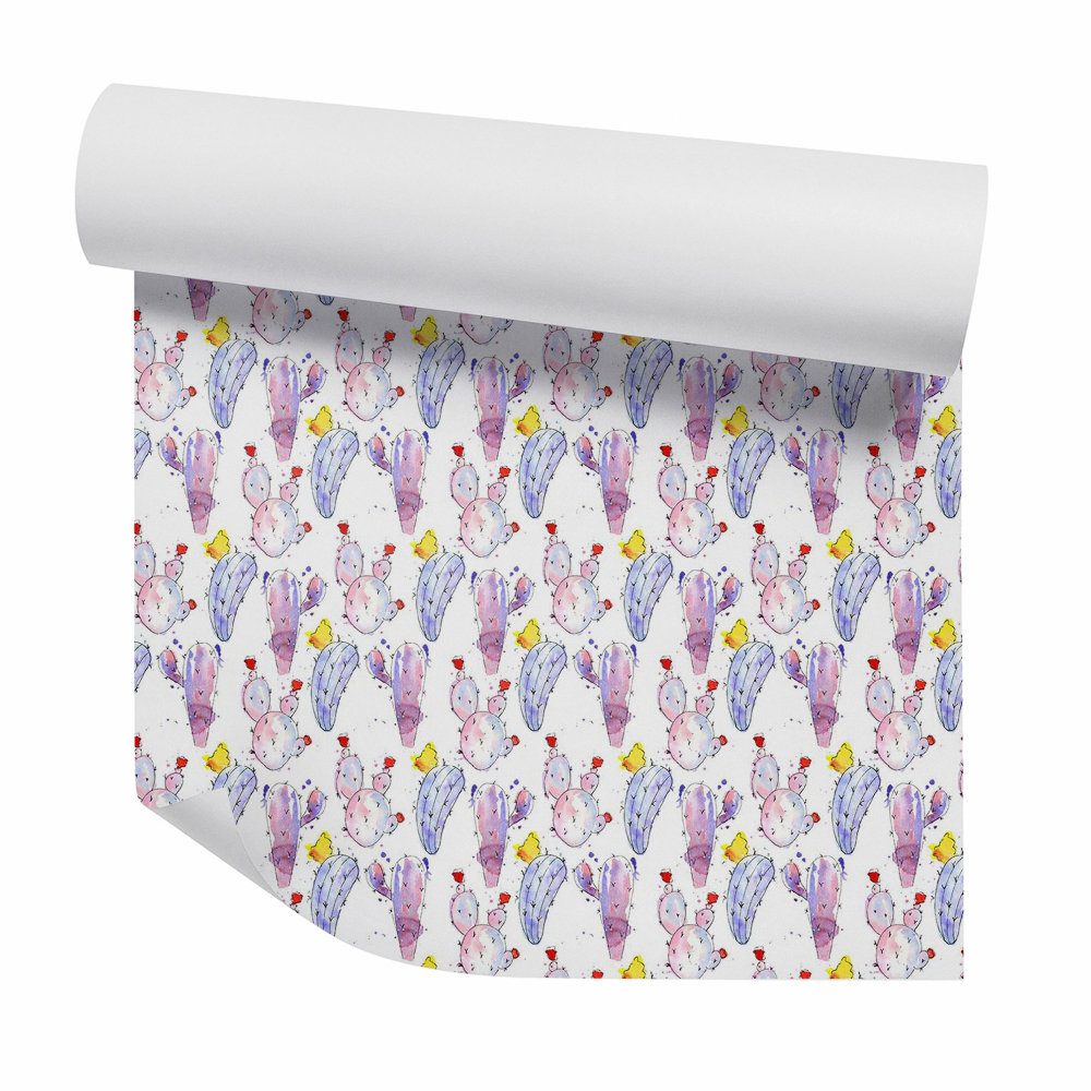Papier peint Cactus violet