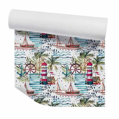 Papier peint Vue marine abstraite