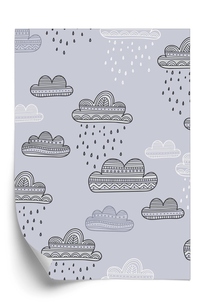 Papier peint Nuages
