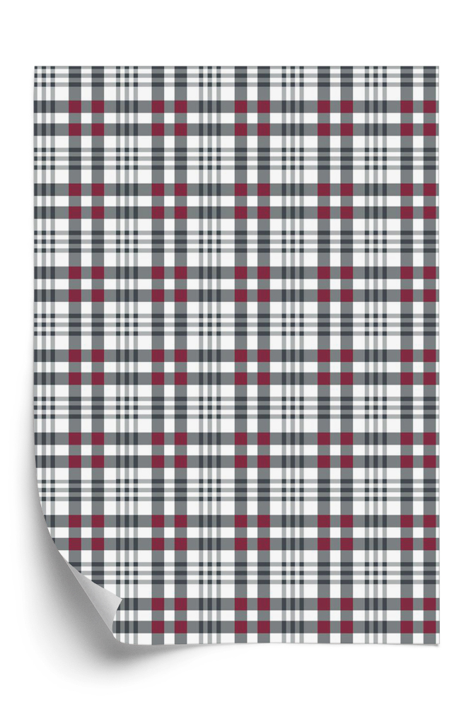 Papier peint Motif à carreaux écossais