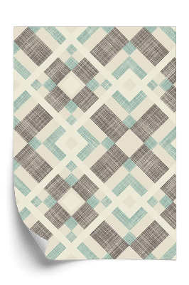 Papier peint Motif de flanelle à carreaux écossais