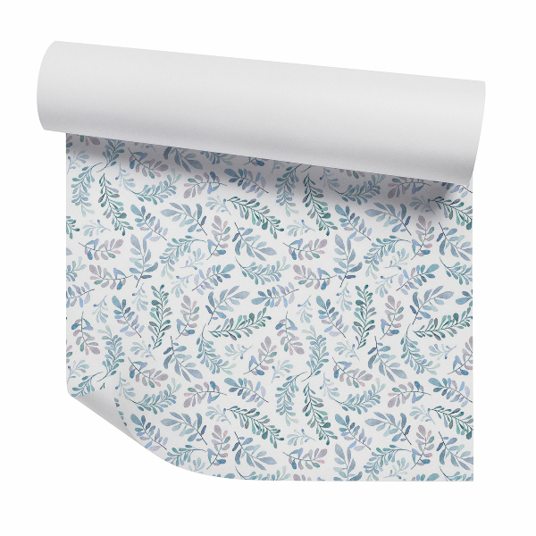 Papier peint Feuilles tropicales pastel