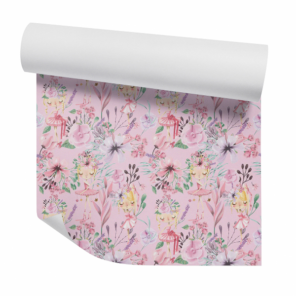 Papier peint Motif de ballerine décorative