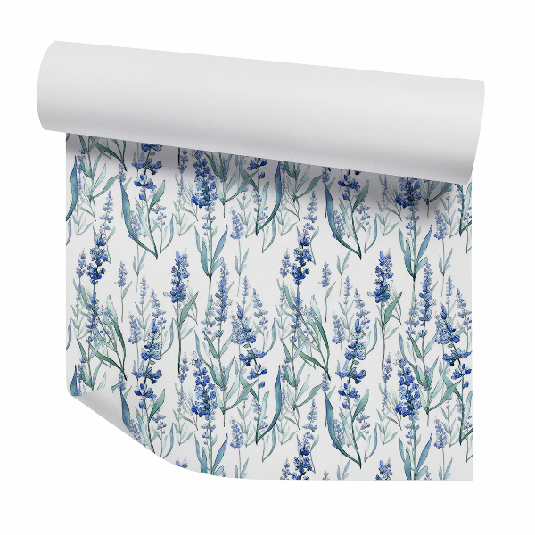 Papier peint Fleur bleue