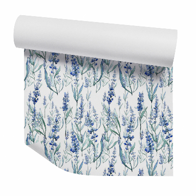 Papier peint Fleur bleue