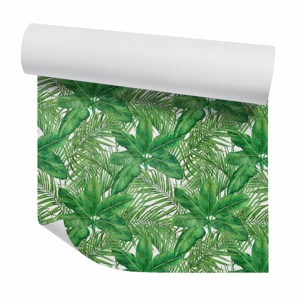 Papier peint Feuilles florales tropicales