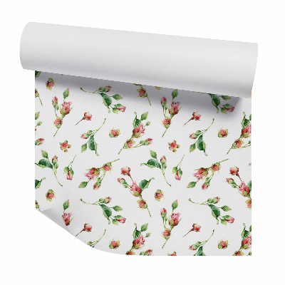 Papier peint Aquarelle de fleurs de tulipes