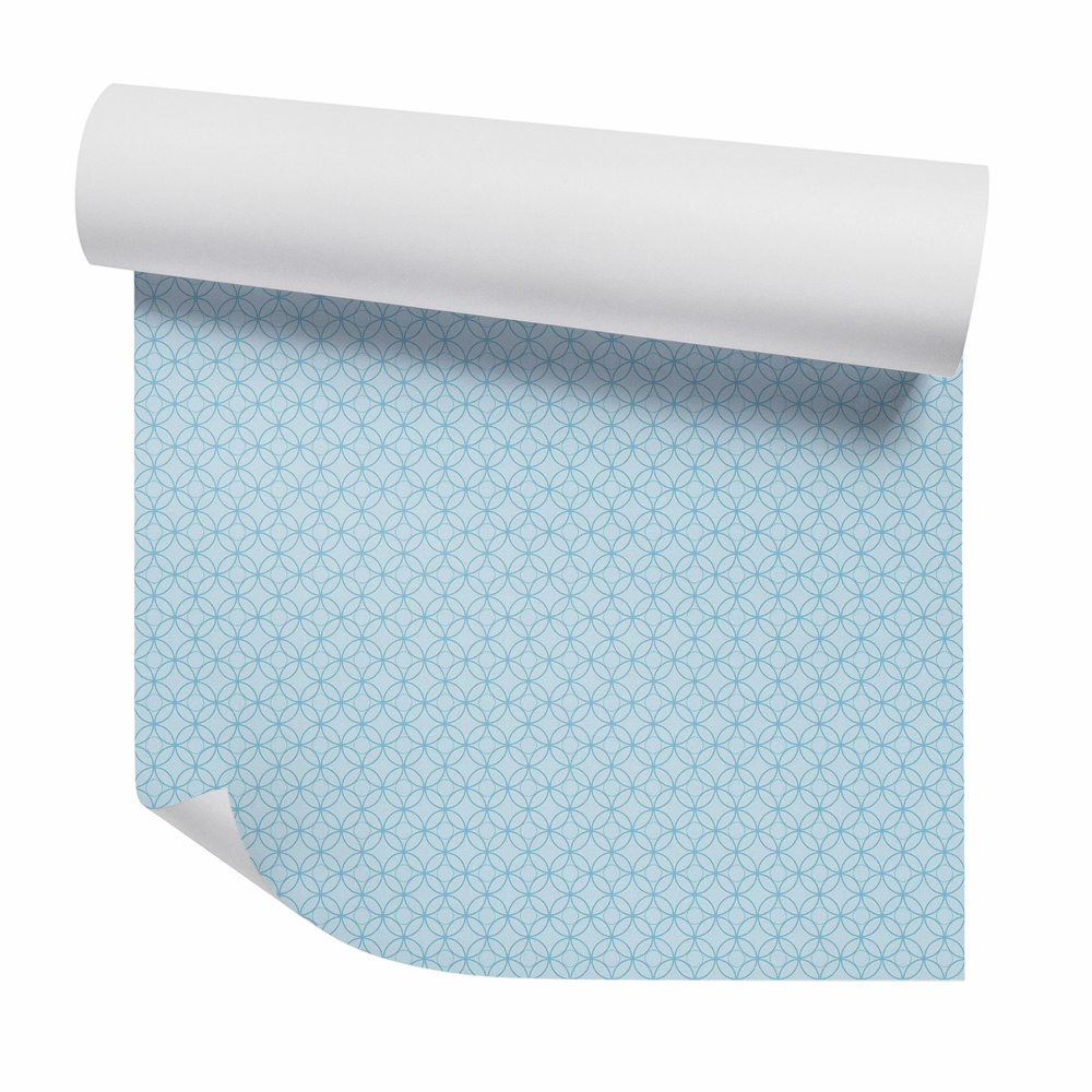 Papier peint Motif décoratif bleu