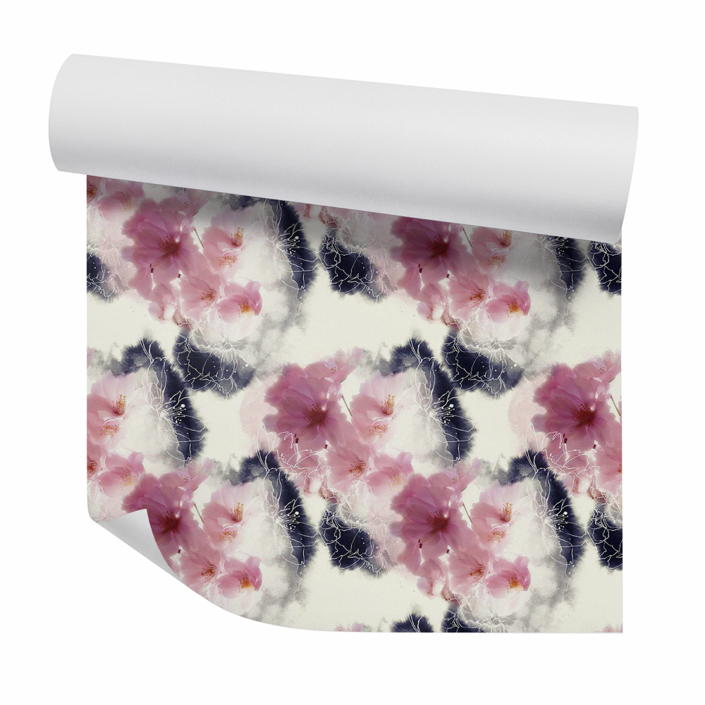 Papier peint Fleurs abstraites décoratives