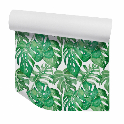 Papier peint Feuilles tropicales larges