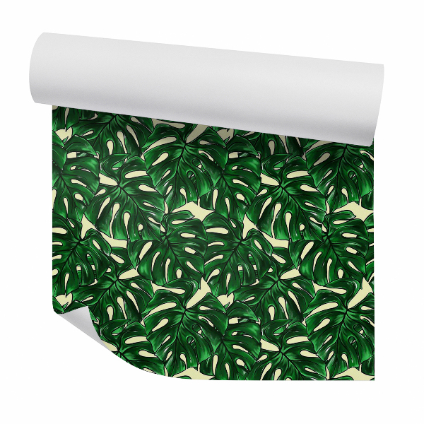 Papier peint Grandes feuilles tropicales