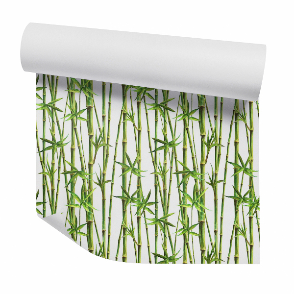 Papier peint Pousses de bambou exotiques