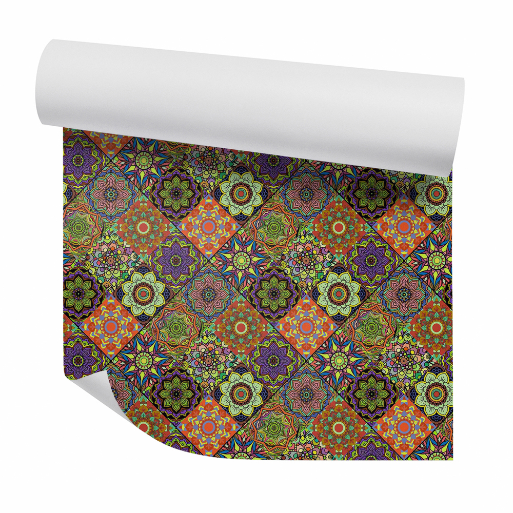 Papier peint Motifs floraux décoratifs abstraits