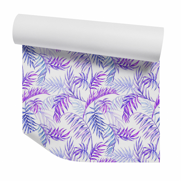 Papier peint Feuilles violettes de plantes tropicales