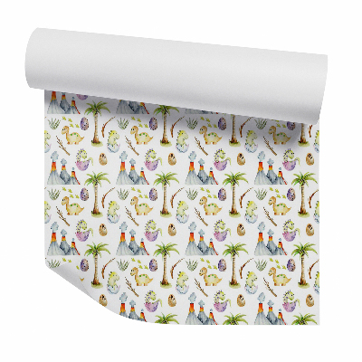 Papier peint Motifs enfantins de l'ère des dinosaures