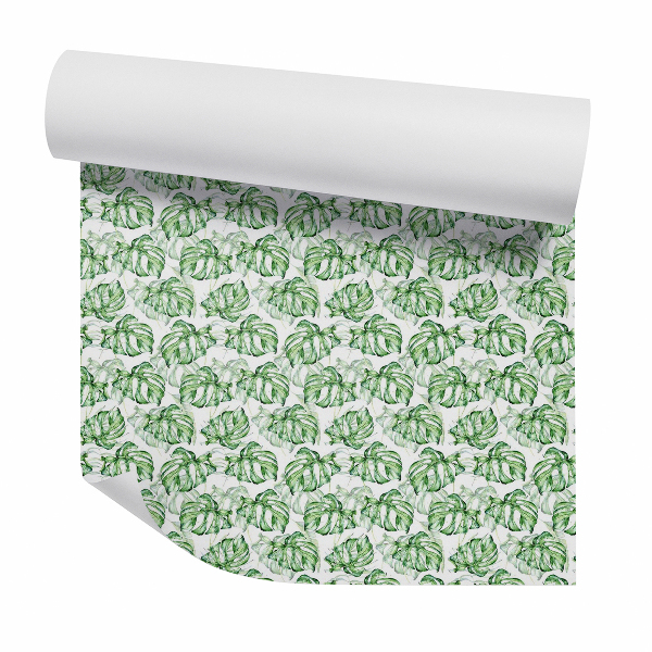 Papier peint Motif dense de monstera