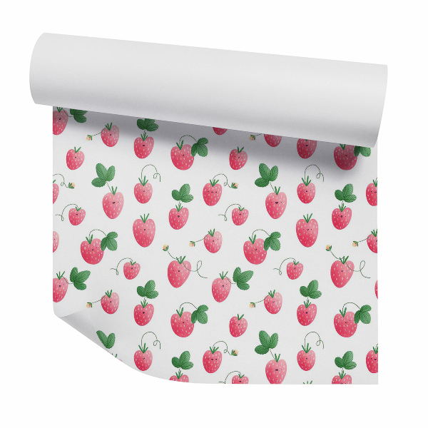 Papier peint Fraises joyeuses