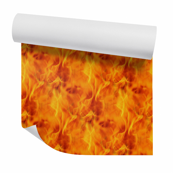 Papier peint Flamme rouge chauffée