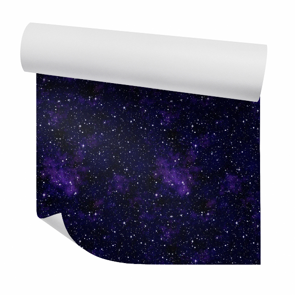 Papier peint Étoiles cosmos violettes