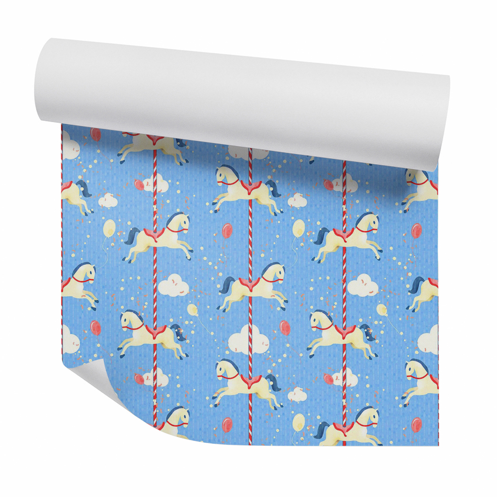 Papier peint Carrousel de ciel joyeux