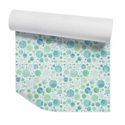 Papier peint Points verts décoratifs