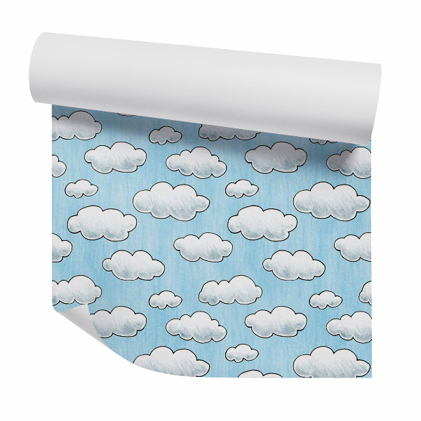 Papier peint Nuages pastel dans le ciel