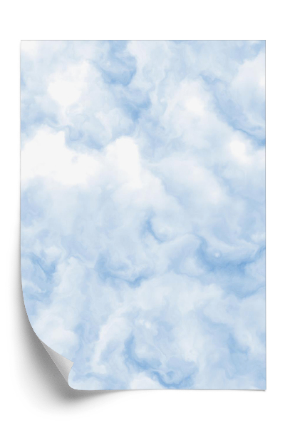 Papier peint Nuages bleus