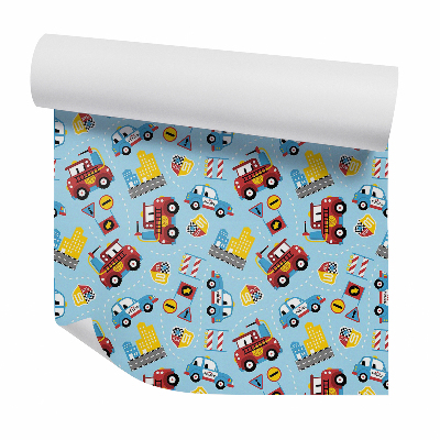 Papier peint Véhicules police ville