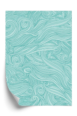 Papier peint Motif marin abstrait uni