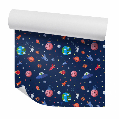 Papier peint Cosmos planètes astronautes extraterrestres