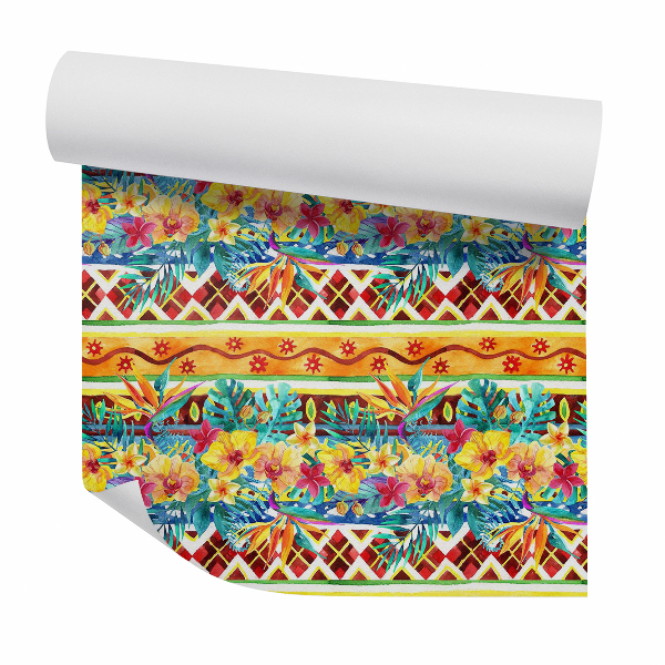 Papier peint Bouquet floral multicolore