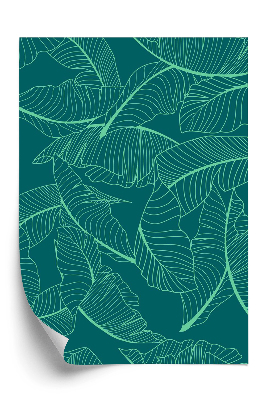 Papier peint Motif de feuilles de palmier