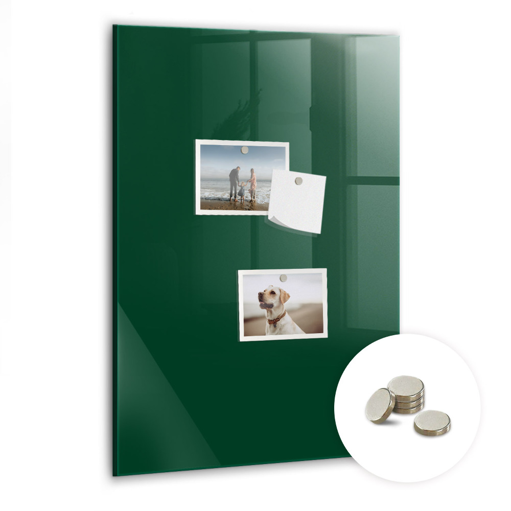 Tableau magnétique mural Couleur malachite