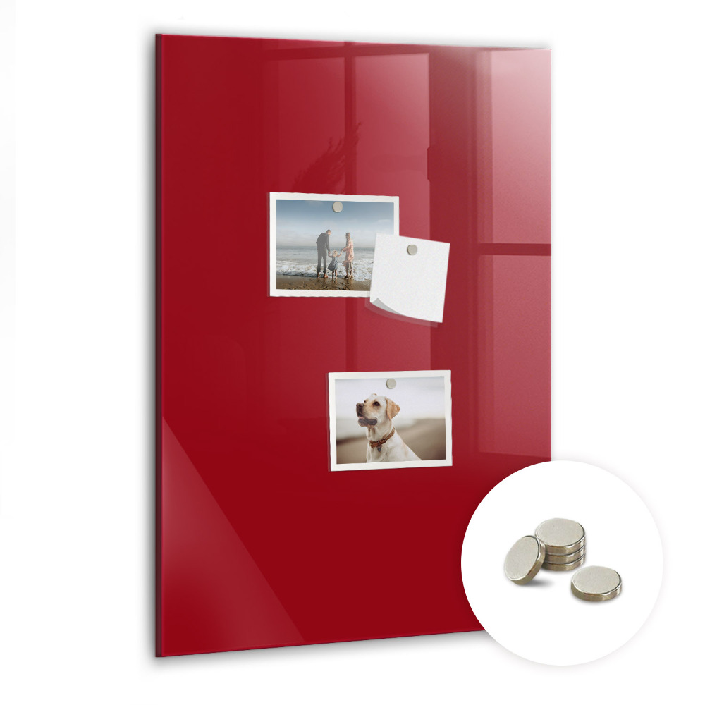 Tableau magnétique décoration murale La couleur rouge
