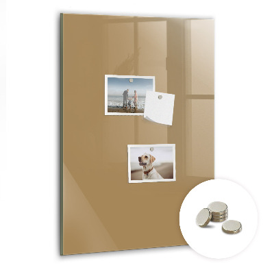 Tableau pour magnet La couleur beige foncé