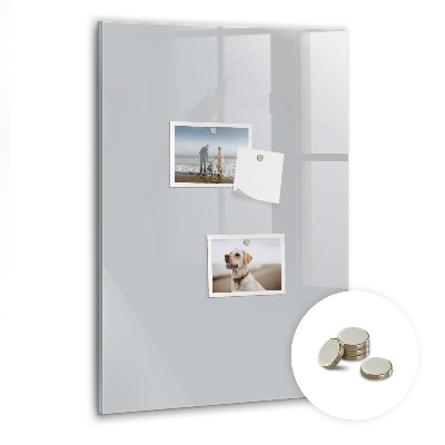 Tableau magnétique déco Le coloris gris clair