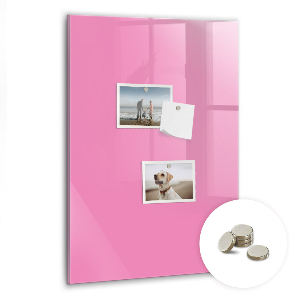 Tableau magnétique décoration murale Coloris rose