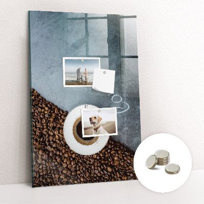 Tableau pour magnet Tasse de café