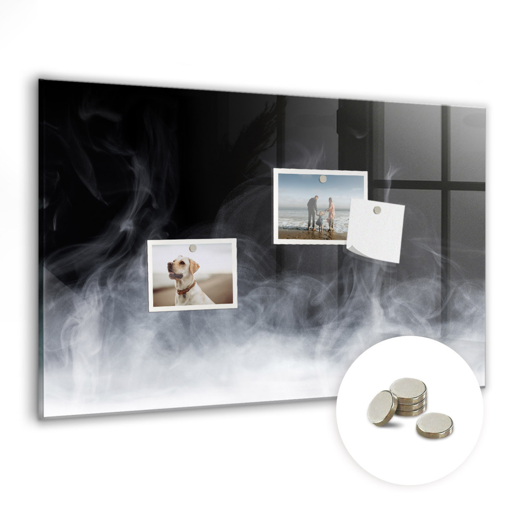 Tableau magnétique verre Fumée grise