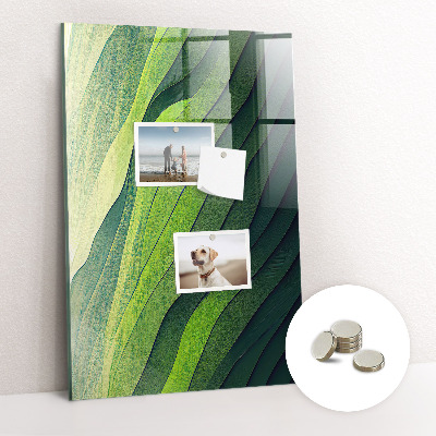 Tableau magnétique mural Brins verts nature